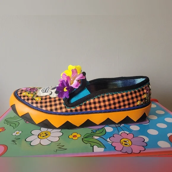 Irregular Choice Skullduggery Flats, VGUC, Size 36 - Picture 6 of 11